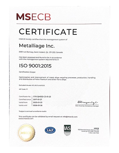 ISO 9001:2015